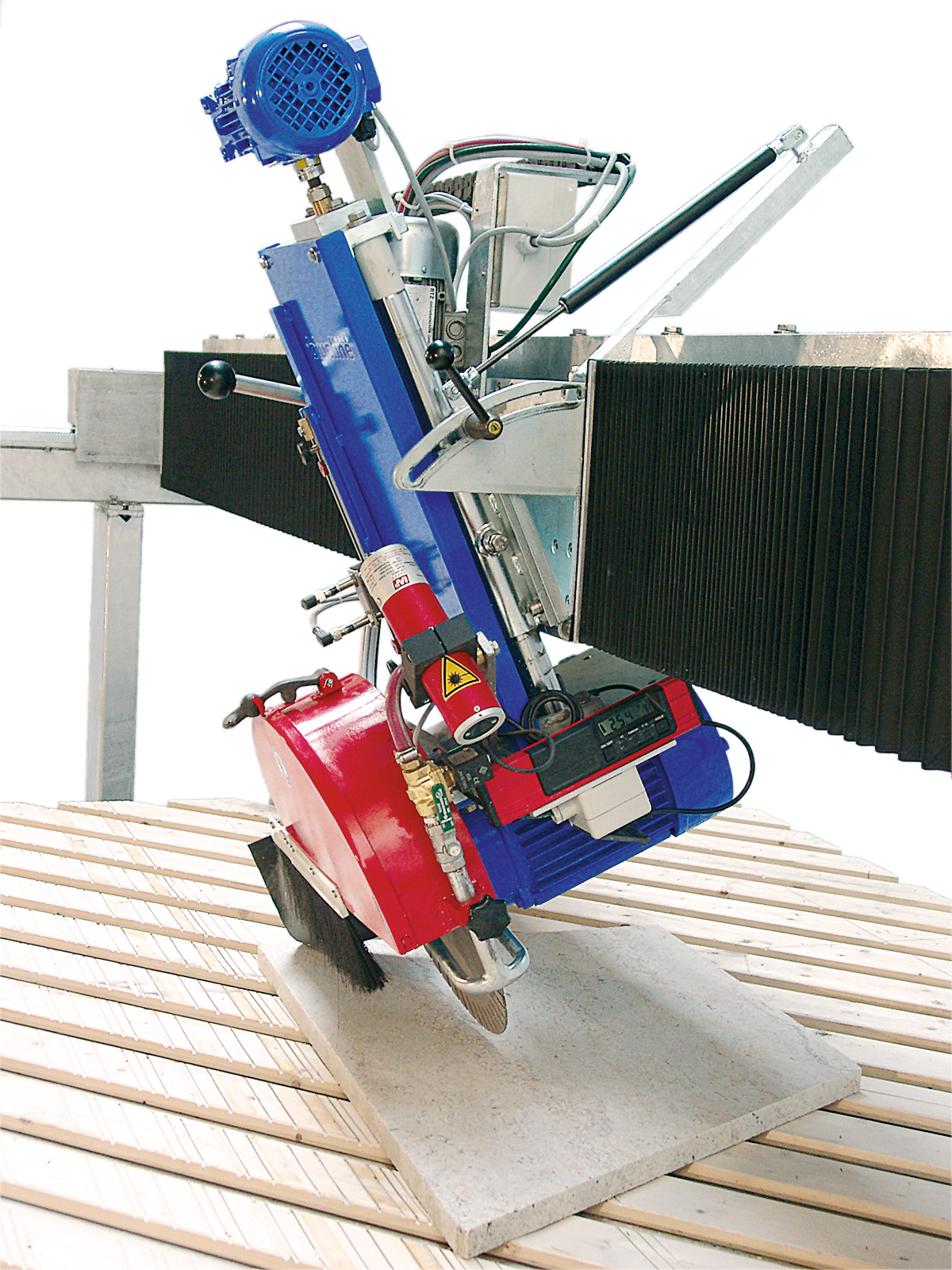 Tilting device 0° - 45° (mitre cutting) (optional)